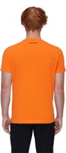 Mammut Wander-Tshirt Core Logo (aus recyceltem Polyester und organischer Baumwolle) orange Herren